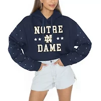 NCAA Notre Dame Fighting Irish Like A Star Scrunch Waist Pullover Hoodie