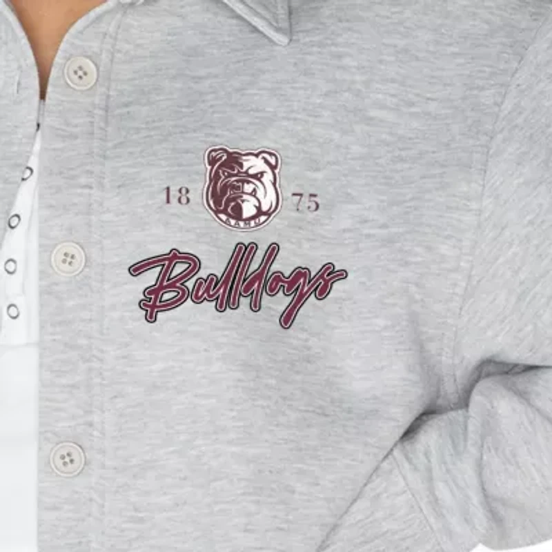 NCAA Alabama A&M Bulldogs Foundation Full-Button Long Sleeve Overshirt