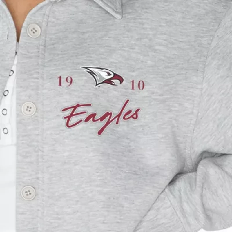 NC Central Eagles NCAA North Carolina Foundation Full-Button Long Sleeve Overshirt