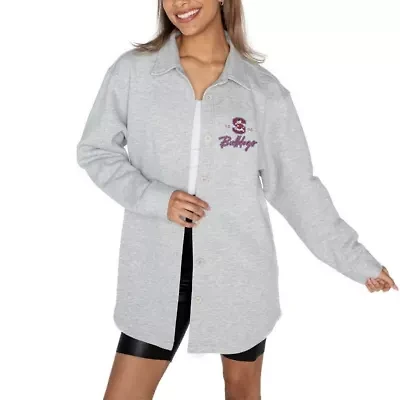 SC State Bulldogs NCAA South Carolina Foundation Full-Button Long Sleeve Overshirt