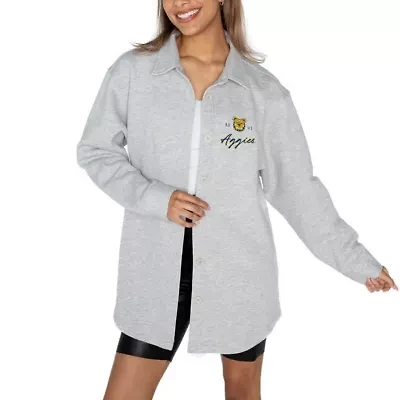 NC A&T Aggies NCAA North Carolina Foundation Full-Button Long Sleeve Overshirt