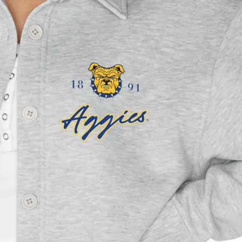 NC A&T Aggies NCAA North Carolina Foundation Full-Button Long Sleeve Overshirt