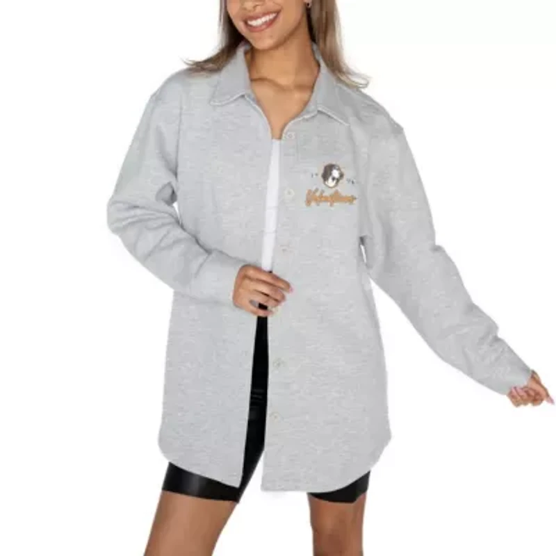NCAA Tennessee Volunteers Foundation Full-Button Long Sleeve Overshirt