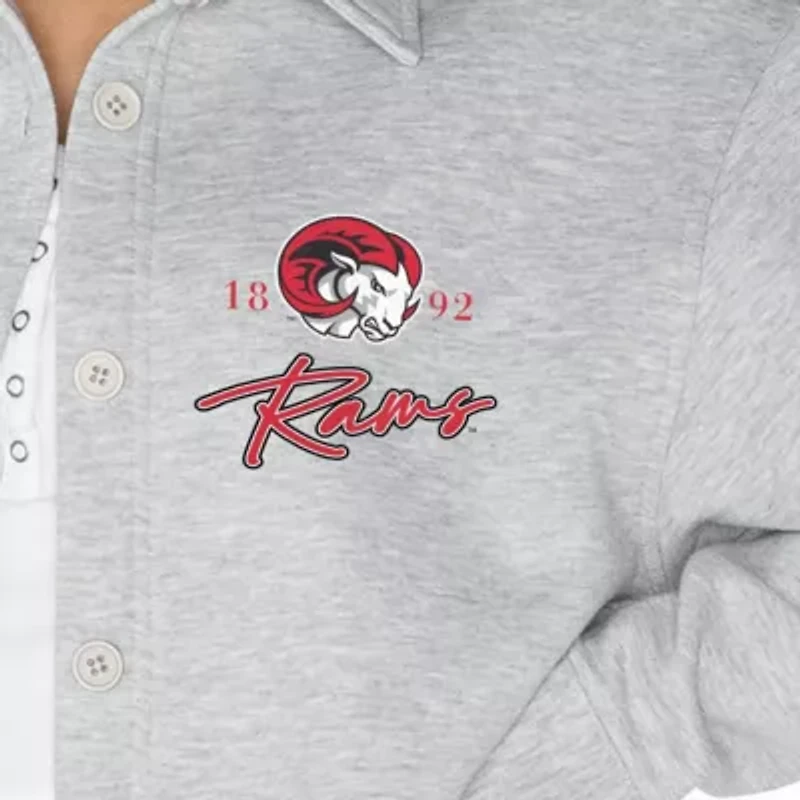 NCAA Winston-Salem State Rams Foundation Full-Button Long Sleeve Overshirt