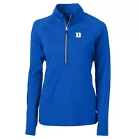 Duke Blue Devils NCAA DryTec Adapt Eco Knit Stretch Recycled Raglan Half-Zip Top