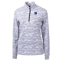 Duke Blue Devils NCAA Traverse Stretch Eco Print Quarter-Zip Pullover Top
