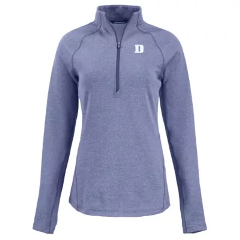 Duke Blue Devils NCAA Peshastin Eco Fleece Recycled Half-Zip Tri-Blend Jacket
