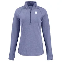 Duke Blue Devils NCAA Peshastin Eco Fleece Recycled Half-Zip Tri-Blend Jacket