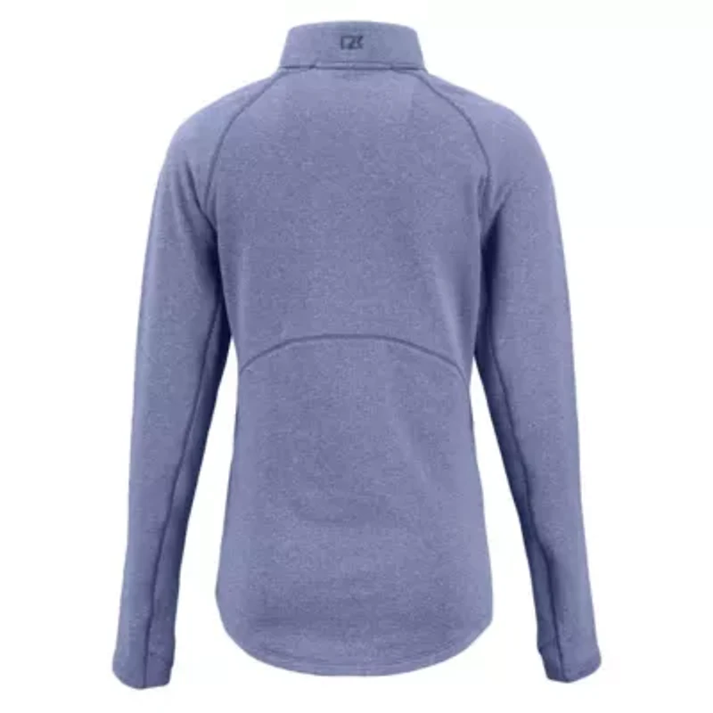 Duke Blue Devils NCAA Peshastin Eco Fleece Recycled Half-Zip Tri-Blend Jacket