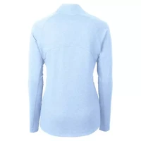 Spelman College Jaguars NCAA Heather Light Adapt Eco Knit Recycled Raglan Full-Zip Top