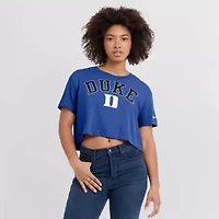 Duke Blue Devils NCAA Nike Athletic Prep Arch Dri-FIT Cropped T-Shirt