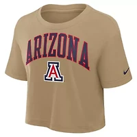 NCAA Nike Arizona Wildcats Athletic Prep Arch Dri-FIT Cropped T-Shirt