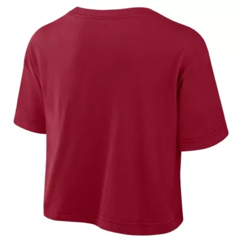 Stanford Cardinal NCAA Nike Athletic Prep Arch Dri-FIT Cropped T-Shirt