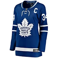 NHL Fanatics Auston Matthews Toronto Maple Leafs Captain Patch Home Breakaway Player Jersey