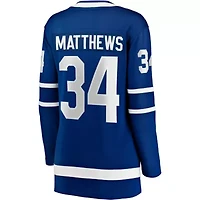 NHL Fanatics Auston Matthews Toronto Maple Leafs Captain Patch Home Breakaway Player Jersey