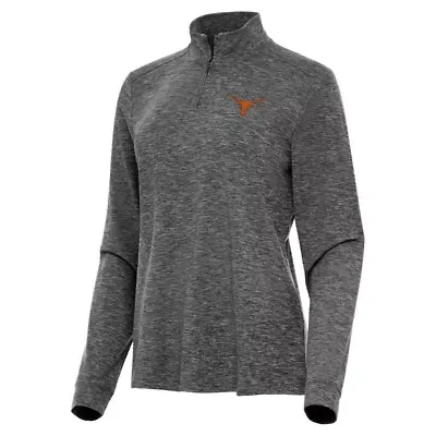 NCAA Texas Longhorns Mentor Long Sleeve Quarter-Zip Mock Polo