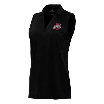 NCAA Ohio State Buckeyes Layout Sleeveless V-Neck Polo