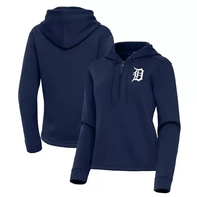 MLB Detroit Tigers Contemporary Quarter-Zip Hoodie