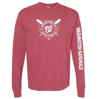 MLB Washington Nationals Pigment Dye Long Sleeve T-Shirt