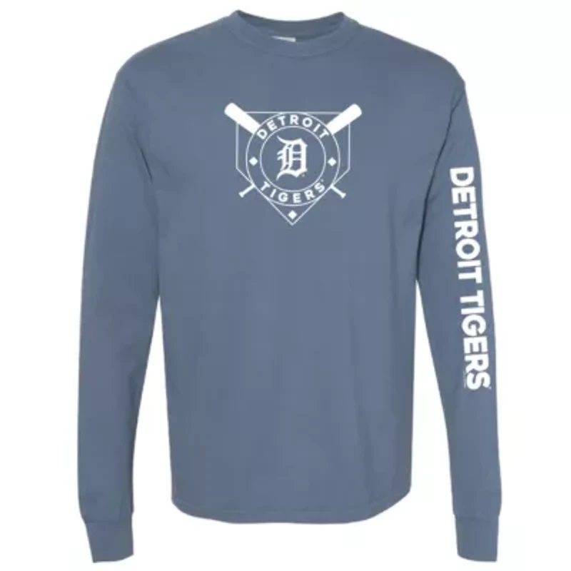 MLB Detroit Tigers Pigment Dye Long Sleeve T-Shirt