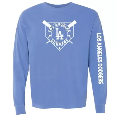 MLB Los Angeles Dodgers Pigment Dye Long Sleeve T-Shirt