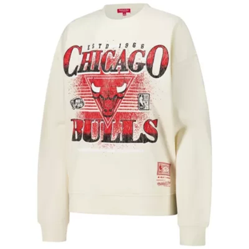 NBA Chicago Bulls Oversprayed Pullover Sweatshirt