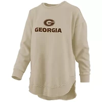 NCAA Georgia Bulldogs Poncho Fleece Pullover Sweatshirt
