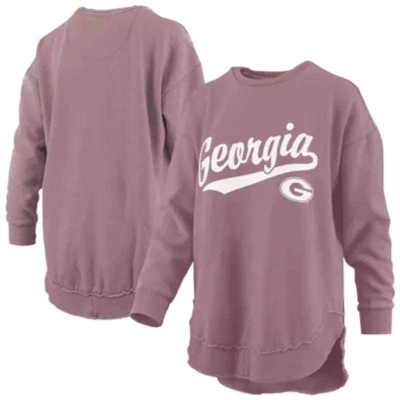 NCAA Georgia Bulldogs Poncho Fleece Pullover Sweatshirt