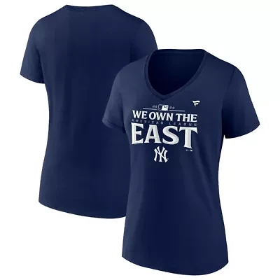 MLB Fanatics New York Yankees AL East Division s Plus Locker Room T-Shirt