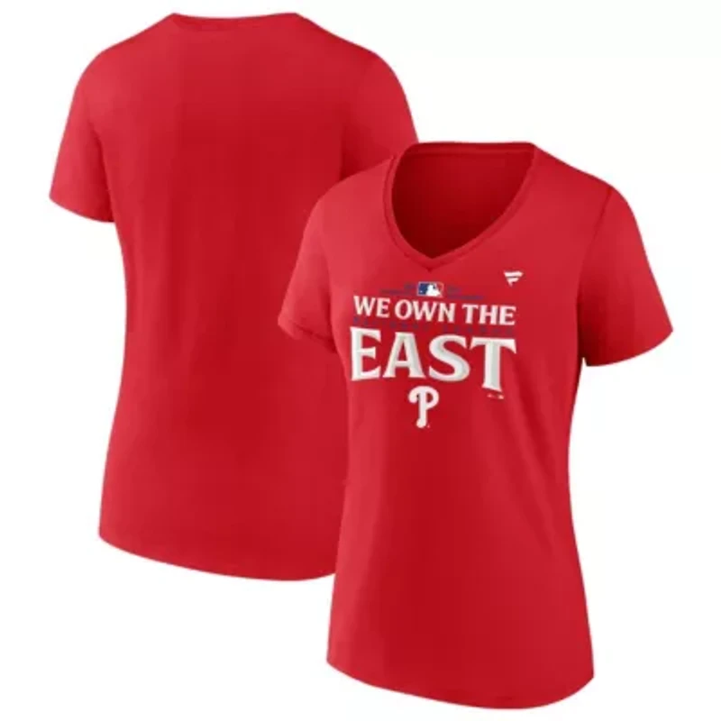 MLB Fanatics Philadelphia Phillies 2024 NL East Division s Plus Locker Room T-Shirt