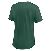 Miami (FL) Hurricanes NCAA Fanatics True Classics Slub Flowy V-Neck T-Shirt