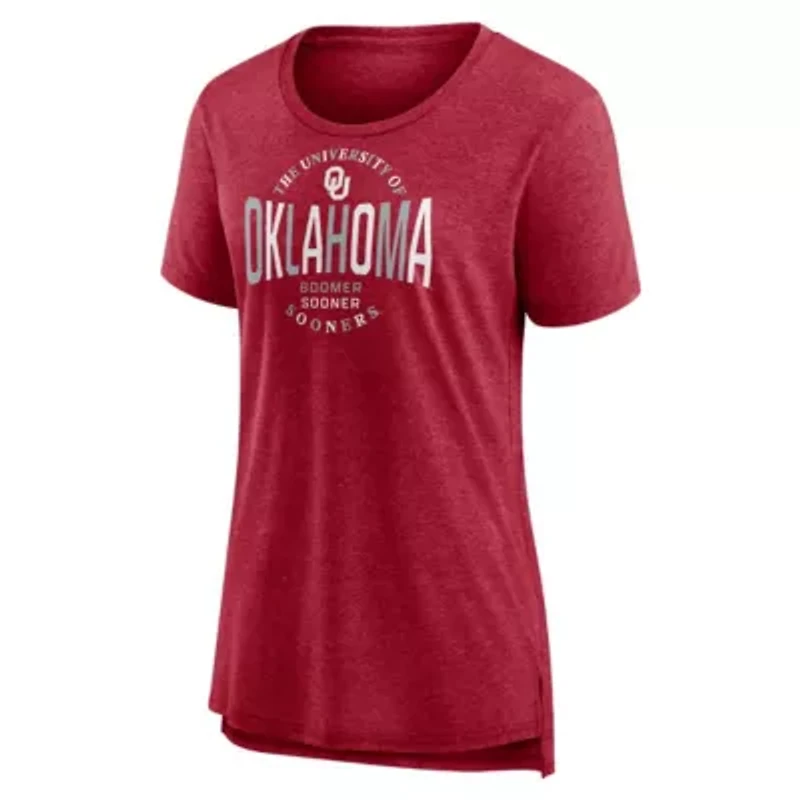 NCAA Fanatics Oklahoma Sooners True Classics Break It Down Tri-Blend T-Shirt
