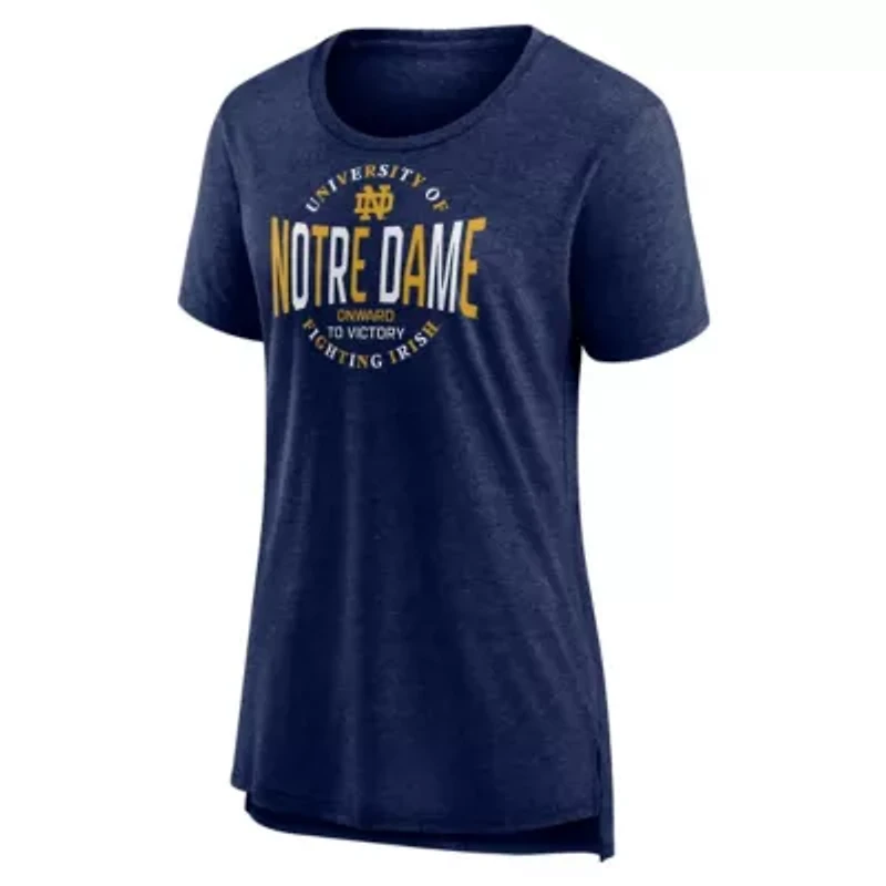 NCAA Fanatics Notre Dame Fighting Irish True Classics Break It Down Tri-Blend T-Shirt
