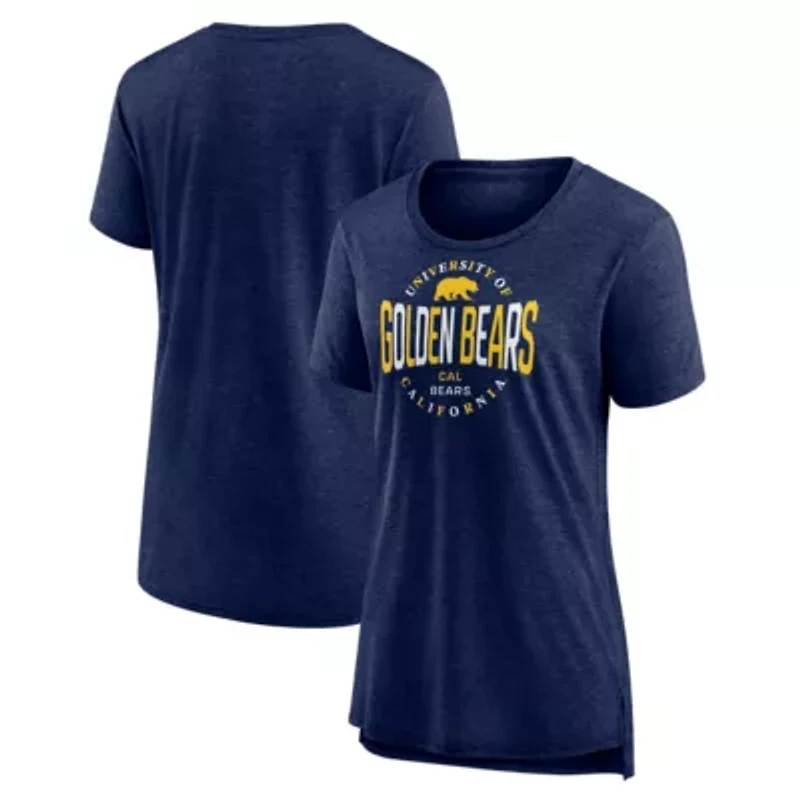 California Golden Bears NCAA Fanatics Cal True Classics Break It Down Tri-Blend T-Shirt