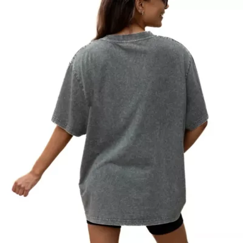 MLS Orlando City SC Tackle Titan Oversized Snow Wash T-Shirt