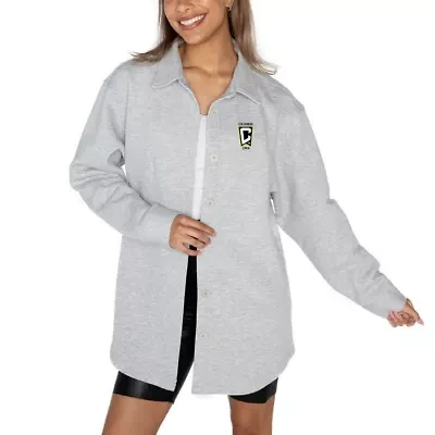 MLS Columbus Crew Midfield Magic Button-Up Long Sleeve Overshirt