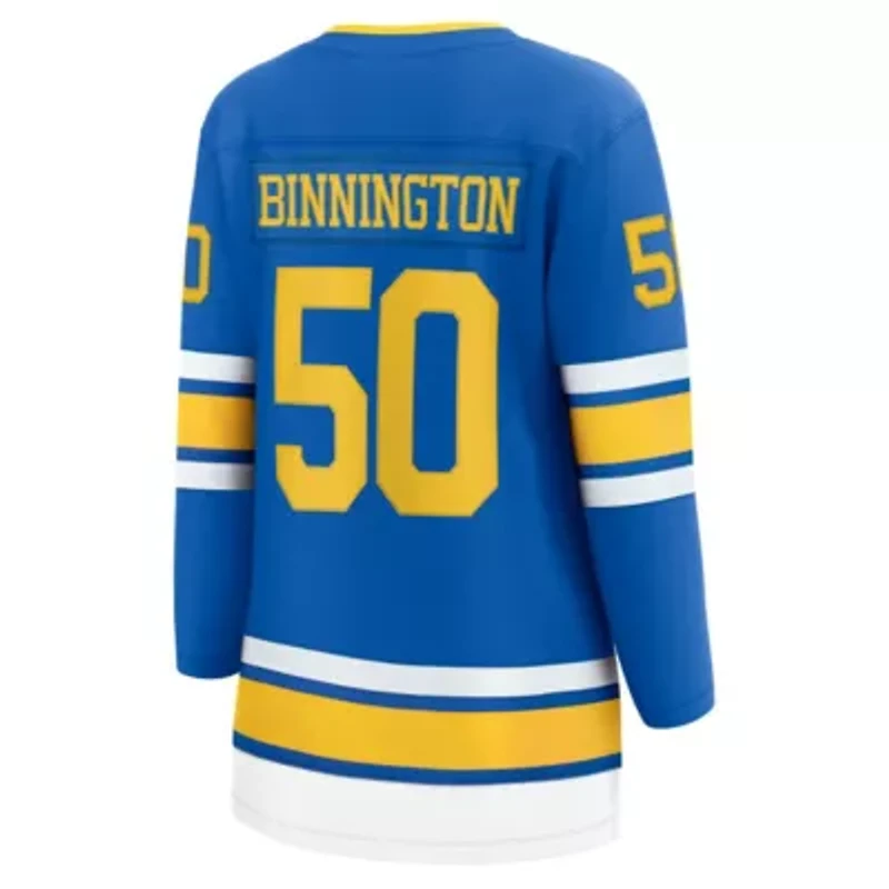 NHL Fanatics Jordan Binnington St. Louis Blues Home Breakaway Player Jersey