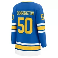 NHL Fanatics Jordan Binnington St. Louis Blues Home Breakaway Player Jersey