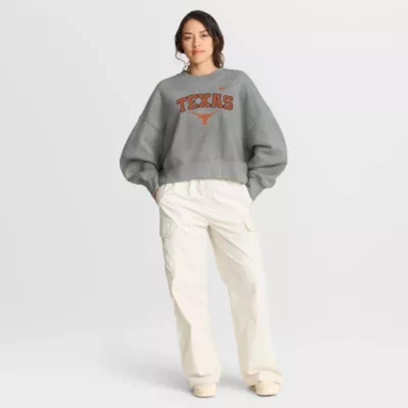 NCAA Nike Texas Longhorns Oversized Phoenix Arch Pullover Sweatshirt