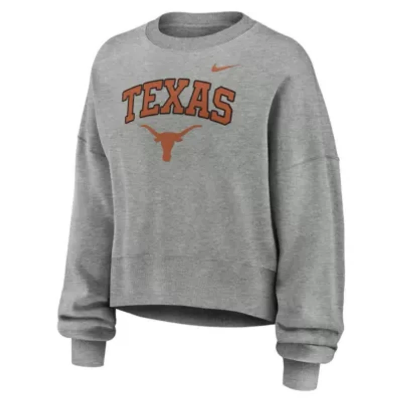 NCAA Nike Texas Longhorns Oversized Phoenix Arch Pullover Sweatshirt