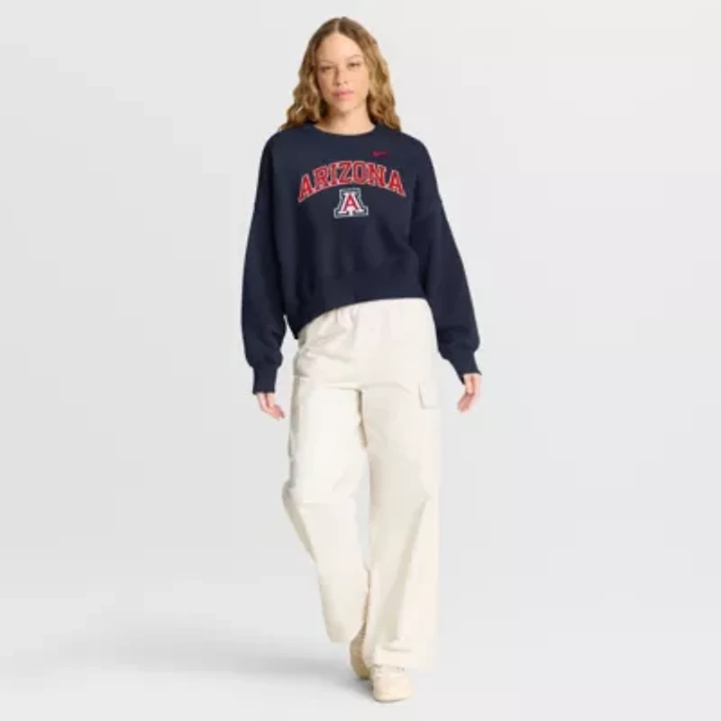 NCAA Nike Arizona Wildcats Oversized Phoenix Arch Pullover Sweatshirt