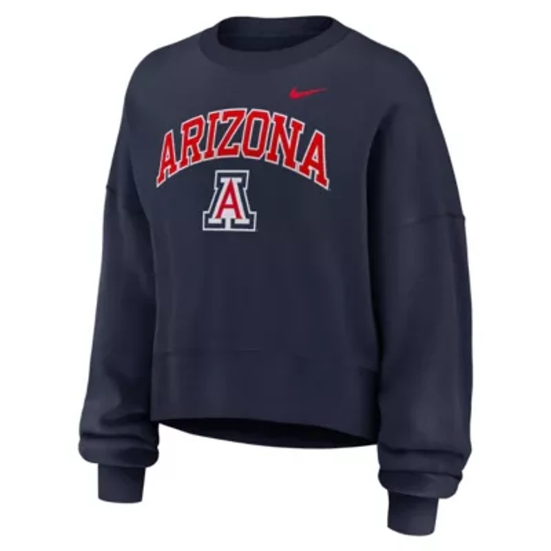 NCAA Nike Arizona Wildcats Oversized Phoenix Arch Pullover Sweatshirt