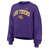 NCAA Nike LSU Tigers Oversized Phoenix Arch Pullover Sweatshirt