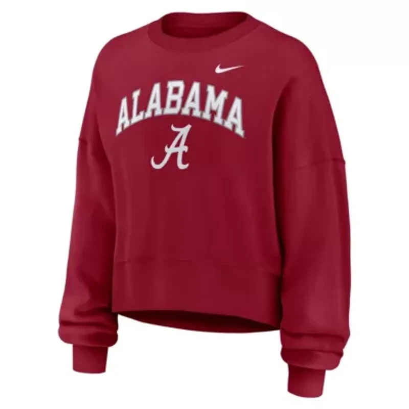 Alabama Crimson Tide NCAA Nike Oversized Phoenix Arch Pullover Sweatshirt
