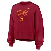 NCAA Nike USC Trojans Oversized Phoenix Arch Pullover Sweatshirt