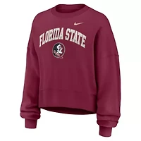 NCAA Nike Florida State Seminoles Oversized Phoenix Arch Pullover Sweatshirt