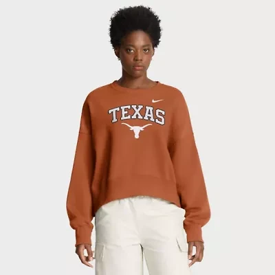 NCAA Nike Texas Longhorns Oversized Phoenix Arch Pullover Sweatshirt