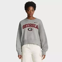 NCAA Nike Georgia Bulldogs Oversized Phoenix Arch Pullover Sweatshirt