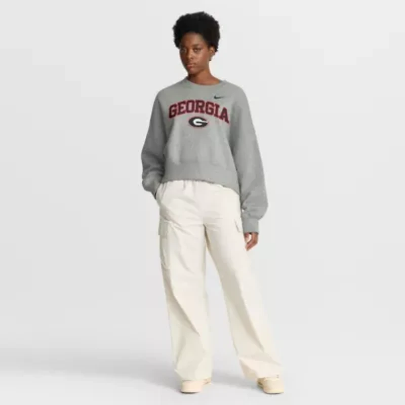 NCAA Nike Georgia Bulldogs Oversized Phoenix Arch Pullover Sweatshirt