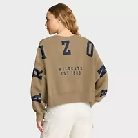 NCAA Nike Arizona Wildcats Oversized Phoenix 2-Hit Pullover Sweatshirt